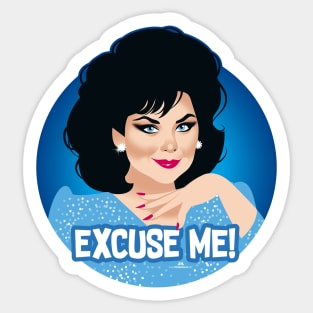 Excuse me! Sticker